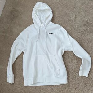 Nike White Pullover Hoodie